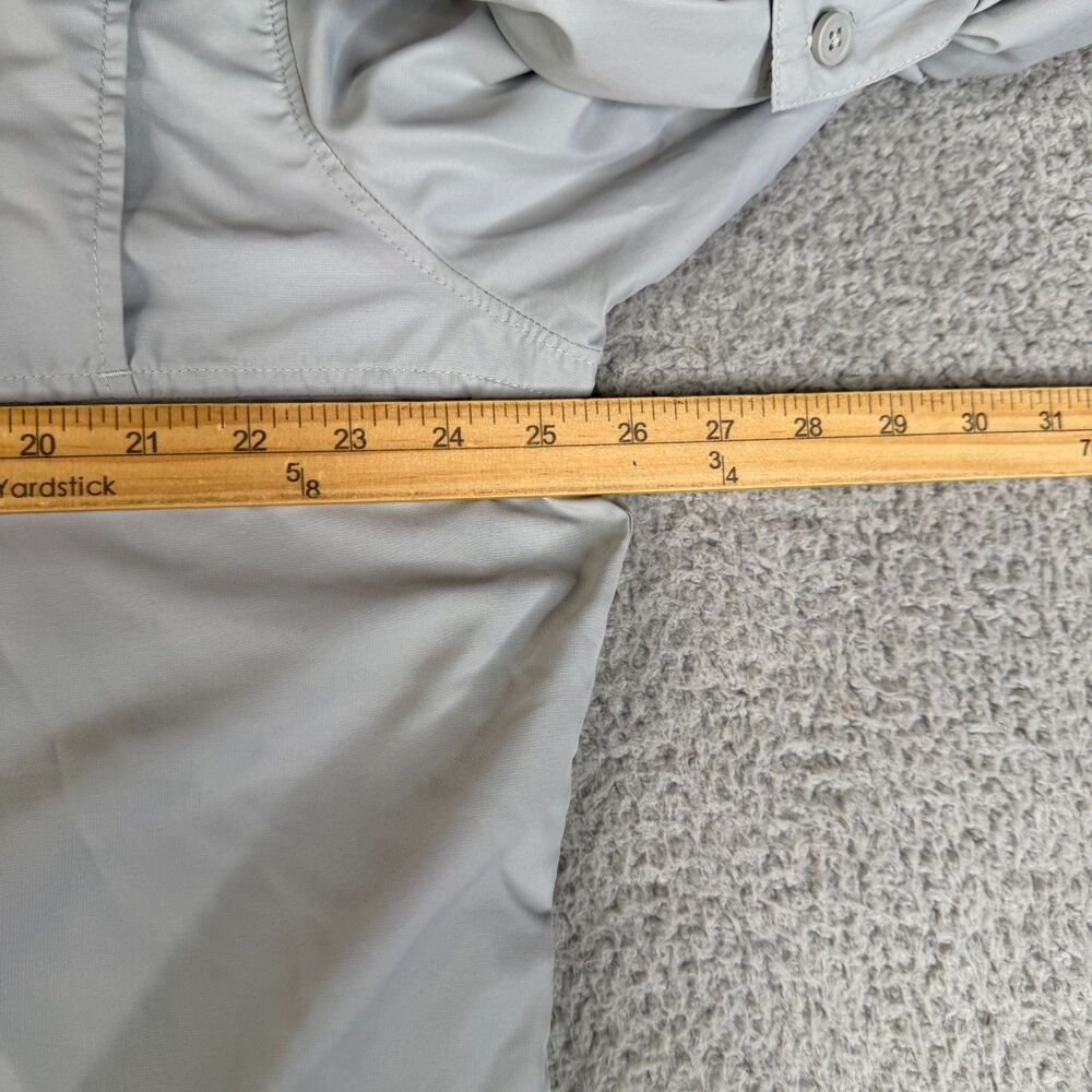 COLUMBIA Shirt Mens XL Gray PFG Omni Shade 50 UPF Vented Roll Tab Fishing Hiking - Picture 13 of 15